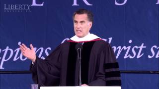 Mitt Romney  Liberty University Commencement [upl. by Tnecillim]