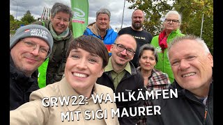 GRW22 Wahlkämpfen mit Sigi Maurer im Burgenland [upl. by Wharton]