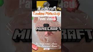 Cooked Porkchop  Minecraft minecraft porkchoprecipes [upl. by Akihdar682]