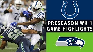 Colts vs Seahawks Highlights  NFL 2018 Preseason Week 1 [upl. by Acalia640]