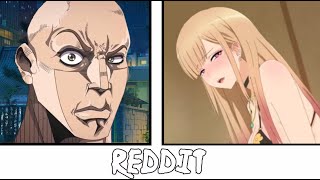 Anime VS Reddit The rock reaction meme Part 107 [upl. by Aihtenyc991]