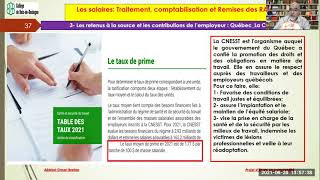 20210628Retenues sur salaire et contributions de lemployeur [upl. by Mallory]