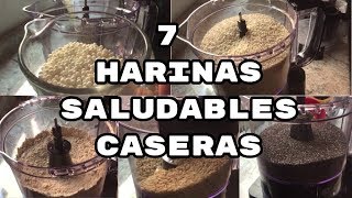 7 HARINAS SALUDABLES CASERASOPCIONES SIN GLUTENFABI CEA [upl. by Atima441]