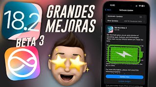 iOS 182 beta 3  Al Fin TODO es MEJOR 🔋✅ [upl. by Axe716]