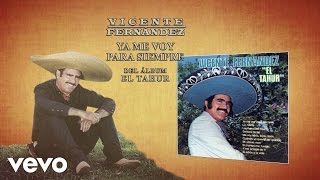 Vicente Fernández  Ya Me Voy Para Siempre Cover Audio [upl. by Ellwood]