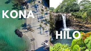 Kona VS Hilo Where to Stay on the Big Island Hawaii [upl. by Eignat]