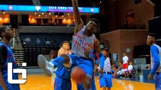 611quot 280Lbs Udoka Azubuike Almost BREAKS The GOAL At NBA Top100 Camp [upl. by Georgina]