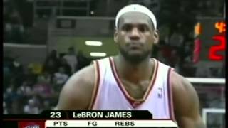 Lebron James 47 pts12 reb10 ast vs DWade 44 pts9 ast season 2006 cavs vs heat [upl. by Entroc528]