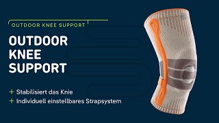 Die Outdoor Knee Support unterstützt dich beim Wandern gezielt durch neuromuskuläre Stabilisation [upl. by Berke]