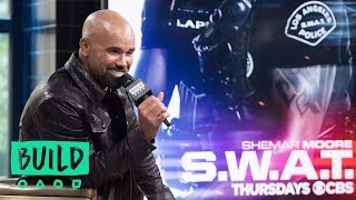 Shemar Moore Chats About The Second Season Of CBSs quotSWATquot [upl. by Adnarim]