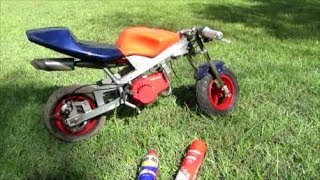 Pocket Bike BIG BORE CARBURETOR MOD [upl. by Ailak]