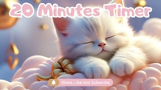 Timer for Kids 20 Minute Timer with Music for Classroom Children Play Relaxing Sleep Music [upl. by Romain60]