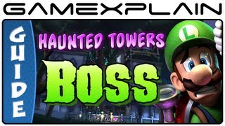 Luigis Mansion 2 Dark Moon Haunted Towers Boss Battle Gem Boo amp Puzzle Guide amp Walkthrough [upl. by Ardie725]