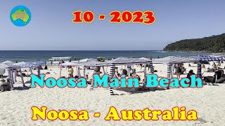 Noosa Main Beach10  2023  Noosa Australia [upl. by Shurlocke688]