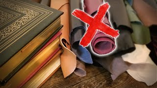 Dos and Donts of Buying Bookbinding Leather Online [upl. by Drofnil160]