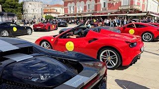 FERRARI TOUR OF CROATIA 2024  POREČ [upl. by Aisela]