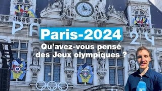 Paris2024  quavezvous pensé des Jeux olympiques  • FRANCE 24 [upl. by Aihsyt]