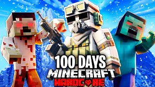 I Survived 100 Days in a WINTER APOCALYPSE in Hardcore Minecraft [upl. by Marven]