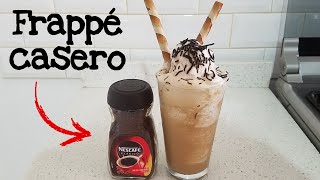 FRAPPÉ DE CAFÉ fácil y delicioso frappe nescafe [upl. by Ambrose636]