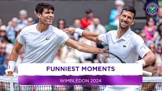 The FUNNIEST Moments from Wimbledon 2024 😂 [upl. by Felisha]