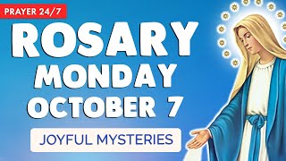 🙏 ROSARY MONDAY 🙏 Holy Rosary TODAY Joyful Mysteries October 7 2024 [upl. by Aehtorod]