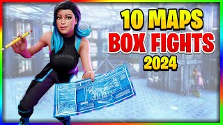 📦 best 10 BOX FIGHT maps in Fortnite 1v1 2v2 4v4 5v5 BOX FIGHTS Fortnite Code 🥊 [upl. by Naomi620]