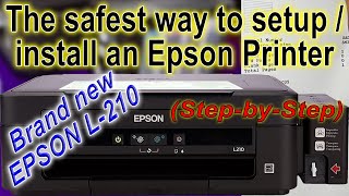 EPSON L210 L220 L350 L360 L365 L380 All Lights Blinking Error and What you should do  INKfinite [upl. by Callista]