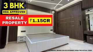 Freehold DDA Approved 3 BHK Independent floor in Dwarka Sector 8 New Delhi  Resale Flats 3bhk [upl. by Nayve777]