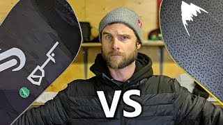 Snowboard Comparison  Deep Thinker VS TRice Pro [upl. by Hoover]