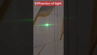 😍Amazing Science Experiment  Diffraction of light  single slit physics science short [upl. by Jarus]