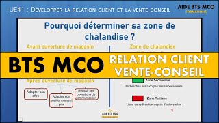 AIDE BTS MCO  Pour calculer une zone de chalandise   Relation client et vente conseil [upl. by Ataynek]