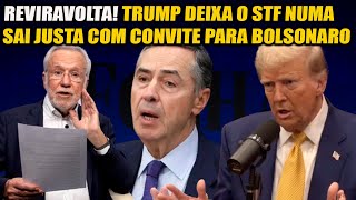 REVIRAVOLTA TRUMP DEIXA O STF NUMA SAI JUSTA COM CONVITE PARA BOLSONARO  ALEXANDRE GARCIA [upl. by Ueik]