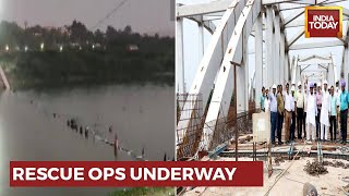 Several People Fall In River After Cable Bridge In Gujarats Morbi Collapses  Ground Report [upl. by Ilzel]