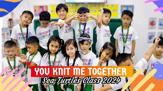 Psalm 1391314  You Knit Me Together   Sea Turtles Class  Song Recital  Nursery Kids [upl. by Amehsyt408]