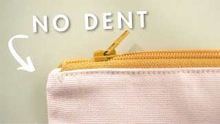 Easy Zippered Pouch with Lining BeginnerFriendly Tutorial [upl. by Evets]