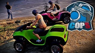 DOJ 43 CIV  AMPHIBIOUS ATVs  GTA 5 Roleplay [upl. by Ramsdell871]