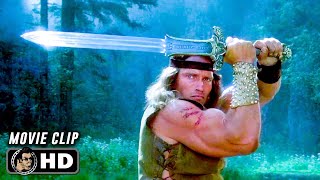 Sword Fight Scene  CONAN THE DESTROYER 1984 Movie CLIP HD [upl. by Brenan]