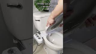 How to Install Toilet Seat Bidet  Easy amp Quick DIY Installation Tutorial link in description [upl. by Lashonda]