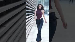 Chinese Street Fashion Girl 51 Tiktok Style fashiontrends chinesegirl china cutegirl icatchy [upl. by Aicilihp]