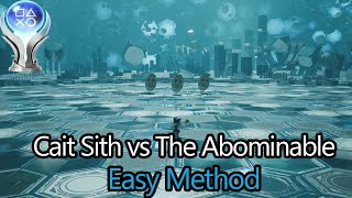 Easy Method  Legendary Bout Cait Sith vs The Abominable Required for 7 Star Hotel Trophy [upl. by Arnoldo]