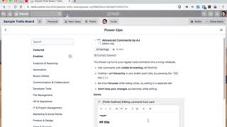 Advanced Comments for Trello power up demo [upl. by Caty219]