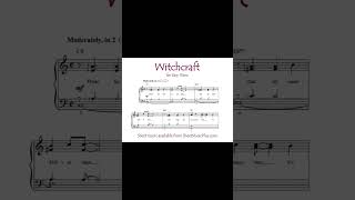 Witchcraft Short Easy Piano [upl. by Glavin]