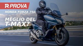 Honda Forza 750 prova è migliore del TMax [upl. by Lemmie975]