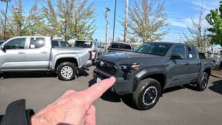 2024 Tacoma TRD OffRoad TRD Sport and SR5 side by side comparison [upl. by Alfeus614]