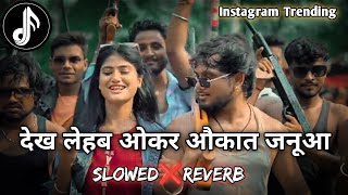 Dekh Lehab Okar Aukat Janua Lofi Song SlowedReverb Golu Gold Lofi Song  Instagram Viral Song [upl. by Aicinad664]