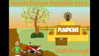 Walkthrough Hooda Escape Pumpkin Patch 2024 [upl. by Ajnot]