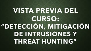 Detección Mitigación de Intrusiones y Threat Hunting usando Snort y otras herramientas [upl. by Ellehcyt567]