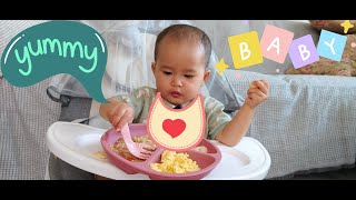 BAYI LAGI BELAJAR MAKAN AMBYARRR DEH MAKANANNYA‼️ [upl. by Nerret]