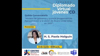 Quinto conversatorio Tema Modelo de gobierno y puntos programáticos [upl. by Gautea405]