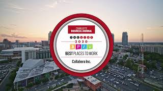 Collabera named one of the Best Places to Work in Charlotte 2020 [upl. by Makell]